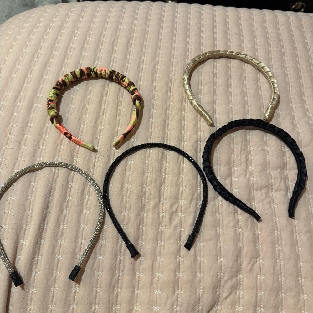 Set of 5 Skinny Headbands